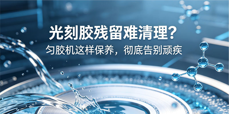 光刻胶残留难清理？匀胶机这样保养，彻底告别顽疾